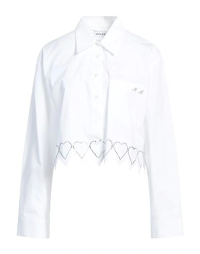 Shop Mach & Mach Woman Shirt White Size 6 Cotton