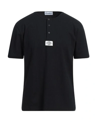 Shop Etudes Studio Études Man T-shirt Black Size Xxl Polyester, Cotton, Elastane