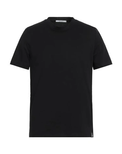 Shop Kangra Man T-shirt Black Size 40 Cotton