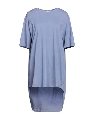 Shop Faith Connexion Woman T-shirt Light Blue Size L Cotton