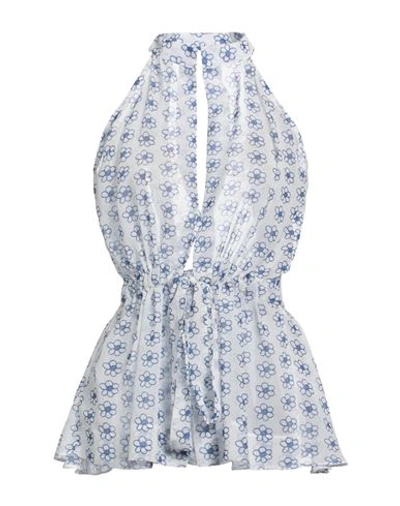 Levinia Woman Top White Size L Polyester In White