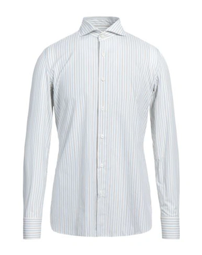 Shop Luigi Borrelli Napoli Man Shirt Off White Size 15 ½ Cotton
