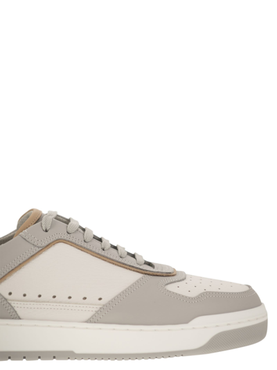 Shop Brunello Cucinelli Calfskin Basket Sneakers