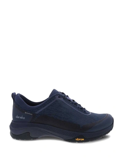 Shop Dansko Women's Makayla Comfort Sneaker Shoe In Navy In Blue