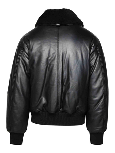 Shop Ami Alexandre Mattiussi Bomber Jacket In Negro