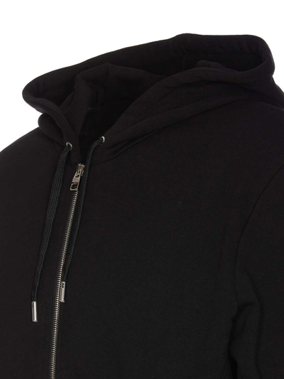Shop Alexander Mcqueen Charm Print Hooded Sweatshirt In Black