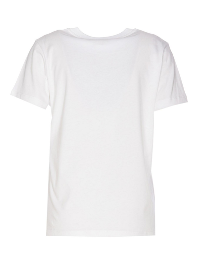 Shop Alexander Mcqueen Cut And Sew T-shirt In Blanco