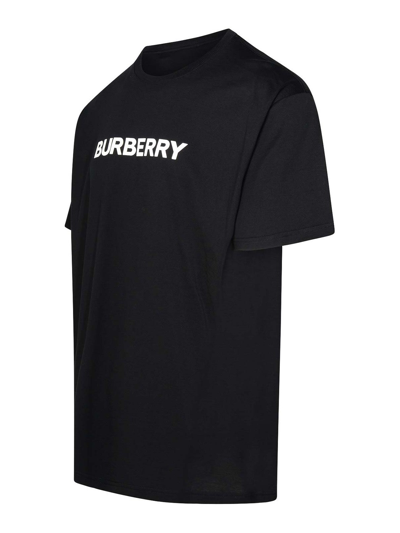 Shop Burberry T-shirt Harriston In Black