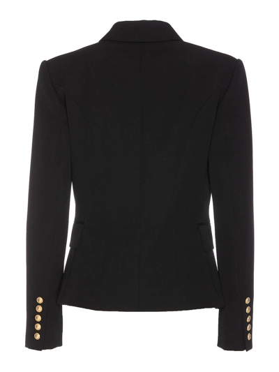 Shop Balmain Blazer Jacket In Black