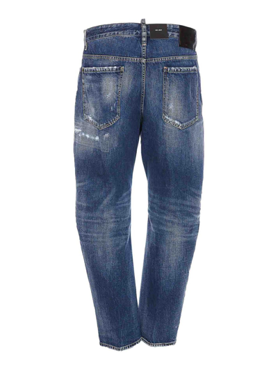 Shop Dsquared2 Bro Jean Jeans In Blue