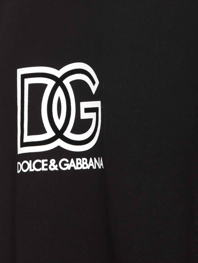 Shop Dolce & Gabbana Dg Logo Sweatshirt In Negro