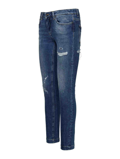 Shop Dolce & Gabbana Jeans Skinny In Blue