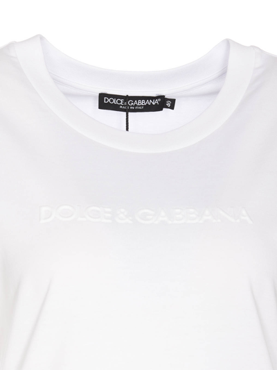 Dolce & Gabbana Camiseta - Blanco In Blanco