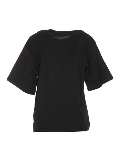 Shop Dolce & Gabbana Logo Lettering T-shirt In Black