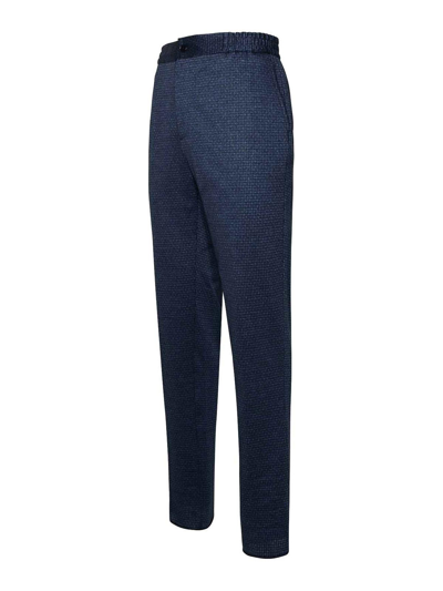 Shop Etro Jogger Pants In Blue