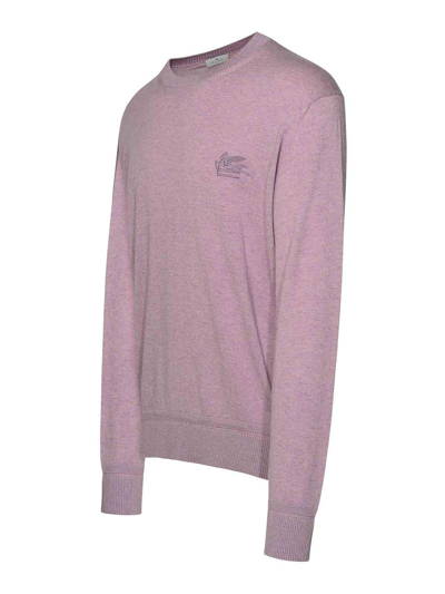 Shop Etro Suéter Con Escote Barco In Light Purple