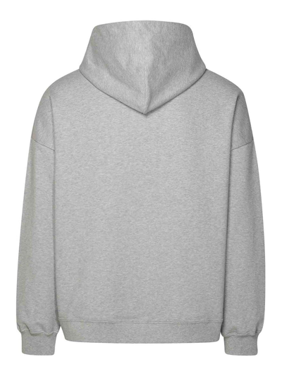 Shop Gcds Hooded Sweatshirt In Gris