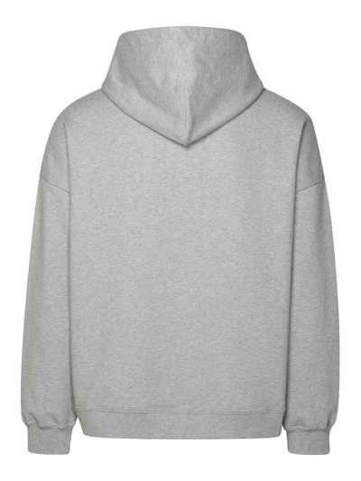 Gcds Gray Cotton Sweatshirt In Gris