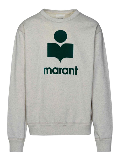 Shop Isabel Marant Mikoy Logo Sweatshirt In Beige