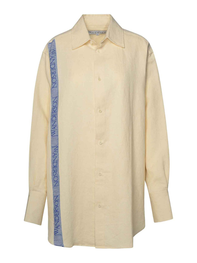 Shop Jw Anderson Tea Shirt In Beis