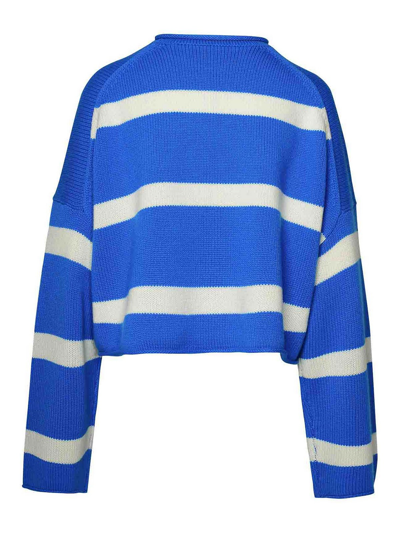 Shop Jw Anderson Suéter Con Escote Barco - Azul In Blue