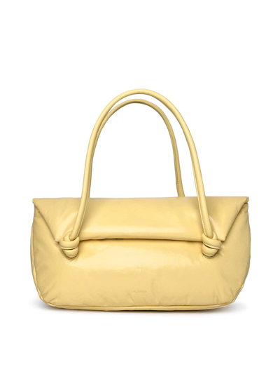 Shop Jil Sander Knot Bag In Yellow