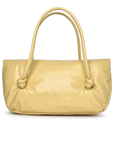 Shop Jil Sander Knot Bag In Yellow
