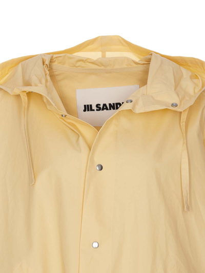 Shop Jil Sander Parka - Amarillo In Yellow