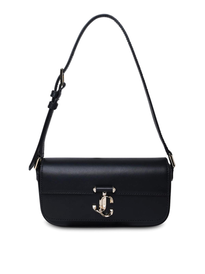 Shop Jimmy Choo Avenue Mini Shoulder Bag In Black