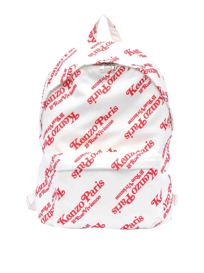 Shop Kenzo By Verdy Backpack In White