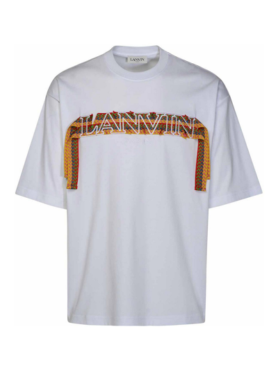 Shop Lanvin T-shirt Curblace In White