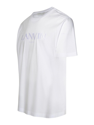 Shop Lanvin T-shirt Paris In White
