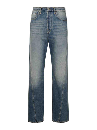 Shop Lanvin Jeans In Azul Claro