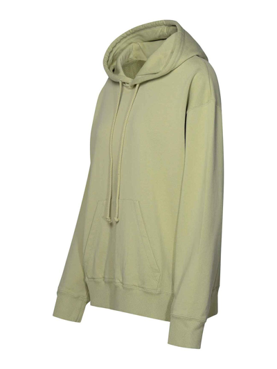 Shop Mm6 Maison Margiela Hooded Sweatshirt In Verde