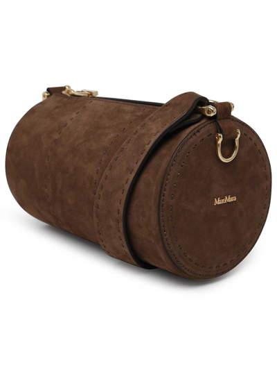 Shop Max Mara Leather Bag In Brown