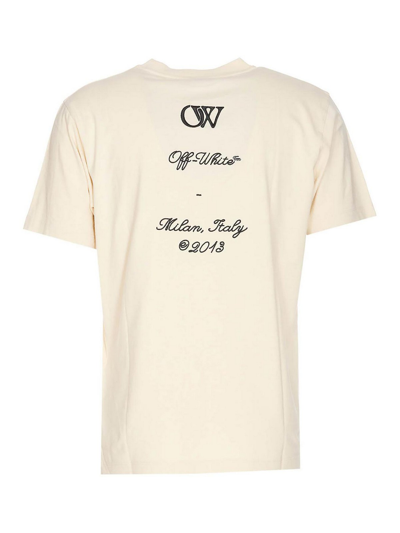 Shop Off-white 23 Logo Slim T-shirt In White
