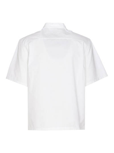 Shop Off-white Ow Logo Summer Shirt In Blanco