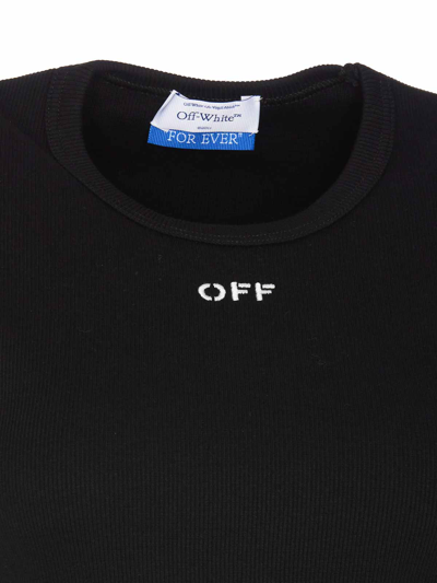 Shop Off-white Off Stamp Logo T-shirt In Black