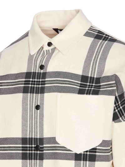 Palm Angels Overshirt Check In White