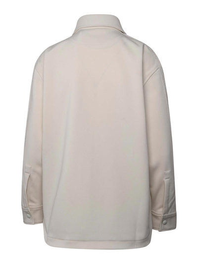Palm Angels Ivory Polyester Sweatshirt In Cream
