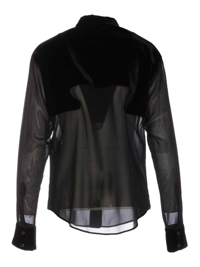 Shop Tom Ford Georgette Shirt In Negro