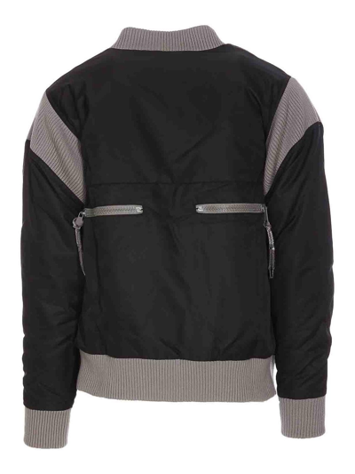 Vivienne Westwood Bomber Jacket With Logo In Black