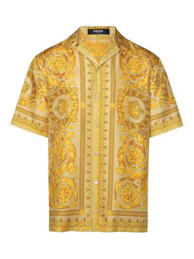 Shop Versace Camisa - Dorado In Gold