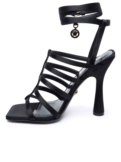 Shop Versace Sandal In Negro