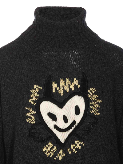 Shop Zadig & Voltaire Alma We Heart Sweater In Grey