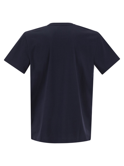 Shop Fay Cotton T Shirt With Pocket