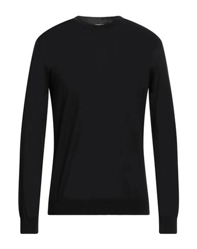 Woolrich Man Sweater Black Size Xl Virgin Wool In Black