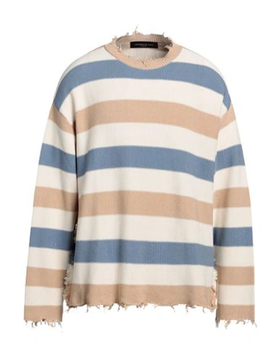 Shop Federico Cina Man Sweater Beige Size Xl Cotton