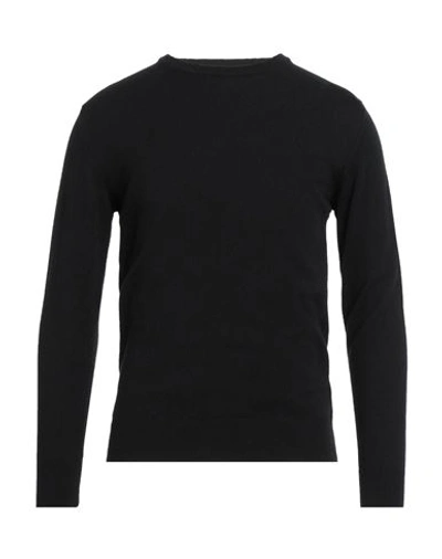 Shop Alpha Studio Man Sweater Black Size 44 Cashmere