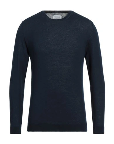 Shop Bellwood Man Sweater Midnight Blue Size 40 Cotton